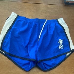 Arge Blue Running Shorts w crusader logo